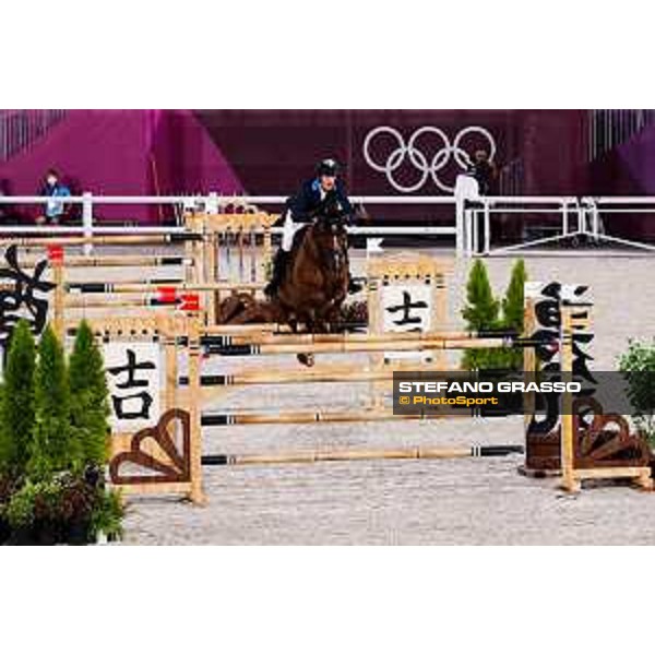 Tokyo 2020 Olympic Games - Show Jumping Team 1st Qualifier - Henrik von Eckermann on King Edward Tokyo, Equestrian Park - 06 August 2021 Ph. Stefano Grasso