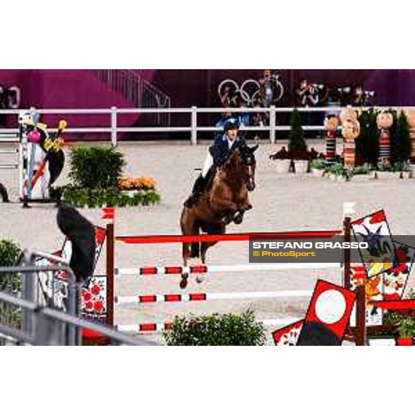 Tokyo 2020 Olympic Games - Show Jumping Team 1st Qualifier - Henrik von Eckermann on King Edward Tokyo, Equestrian Park - 06 August 2021 Ph. Stefano Grasso
