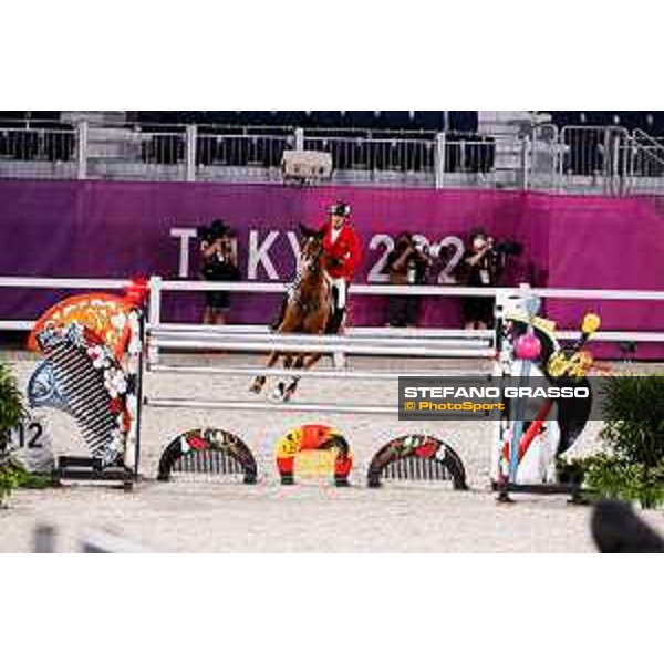 Tokyo 2020 Olympic Games - Show Jumping Team 1st Qualifier - Andre Thieme on DSP Chakaria Tokyo, Equestrian Park - 06 August 2021 Ph. Stefano Grasso