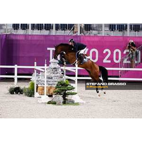 Tokyo 2020 Olympic Games - Show Jumping Team 1st Qualifier - Teddy Vlock on Amsterdam 27 Tokyo, Equestrian Park - 06 August 2021 Ph. Stefano Grasso