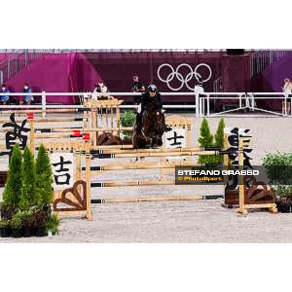 Tokyo 2020 Olympic Games - Show Jumping Team 1st Qualifier - Teddy Vlock on Amsterdam 27 Tokyo, Equestrian Park - 06 August 2021 Ph. Stefano Grasso