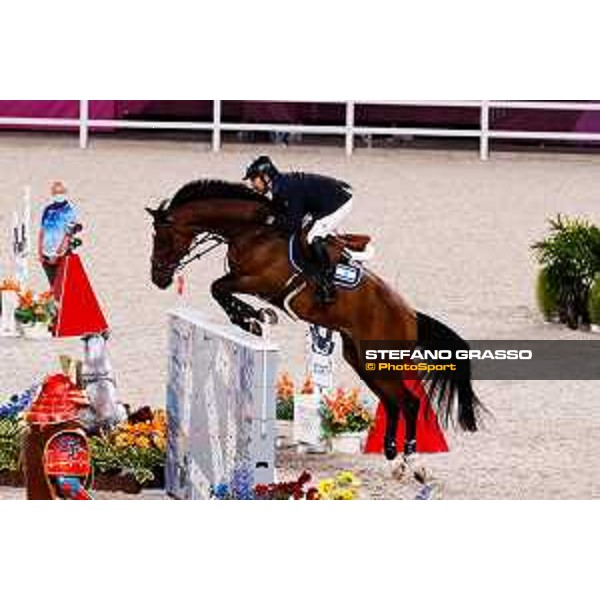 Tokyo 2020 Olympic Games - Show Jumping Team 1st Qualifier - Teddy Vlock on Amsterdam 27 Tokyo, Equestrian Park - 06 August 2021 Ph. Stefano Grasso