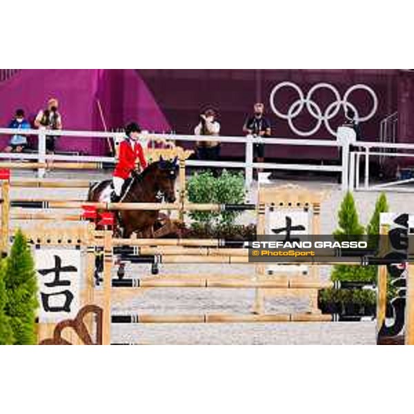 Tokyo 2020 Olympic Games - Show Jumping Team 1st Qualifier - Jessica Springsteen on Don Juan van de Donkhoeve Tokyo, Equestrian Park - 06 August 2021 Ph. Stefano Grasso