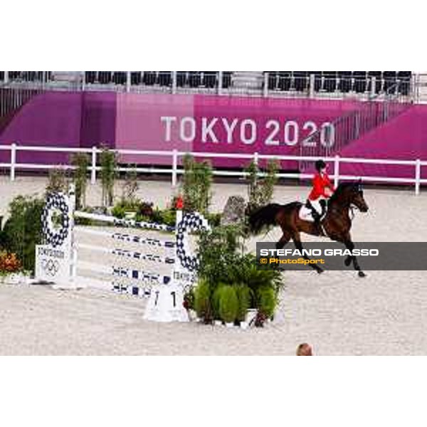 Tokyo 2020 Olympic Games - Show Jumping Team 1st Qualifier - Jessica Springsteen on Don Juan van de Donkhoeve Tokyo, Equestrian Park - 06 August 2021 Ph. Stefano Grasso