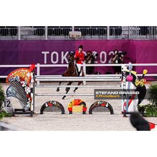 Tokyo 2020 Olympic Games - Show Jumping Team 1st Qualifier - Jessica Springsteen on Don Juan van de Donkhoeve Tokyo, Equestrian Park - 06 August 2021 Ph. Stefano Grasso