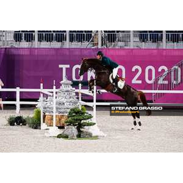 Tokyo 2020 Olympic Games - Show Jumping Team 1st Qualifier - Pedro Veniss on Quabri de l Isle Tokyo, Equestrian Park - 06 August 2021 Ph. Stefano Grasso
