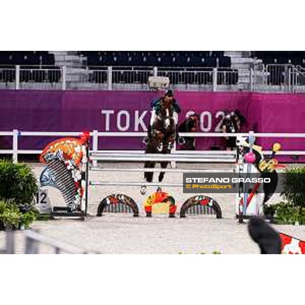 Tokyo 2020 Olympic Games - Show Jumping Team 1st Qualifier - Pedro Veniss on Quabri de l Isle Tokyo, Equestrian Park - 06 August 2021 Ph. Stefano Grasso