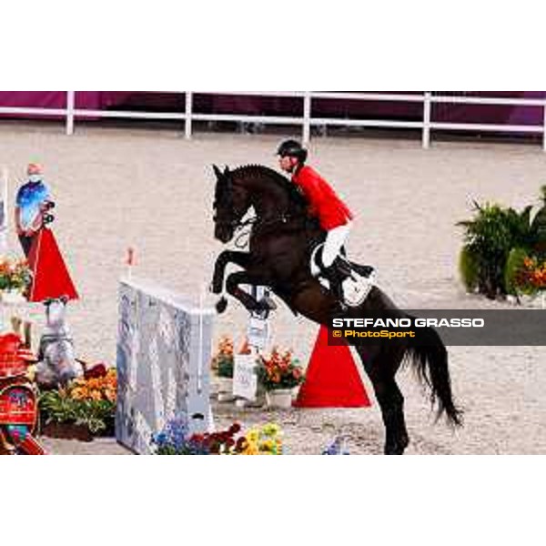 Tokyo 2020 Olympic Games - Show Jumping Team 1st Qualifier - Jerome Guery on Quel Homme de Hus Tokyo, Equestrian Park - 06 August 2021 Ph. Stefano Grasso