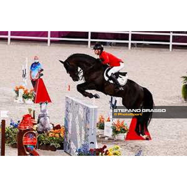 Tokyo 2020 Olympic Games - Show Jumping Team 1st Qualifier - Jerome Guery on Quel Homme de Hus Tokyo, Equestrian Park - 06 August 2021 Ph. Stefano Grasso