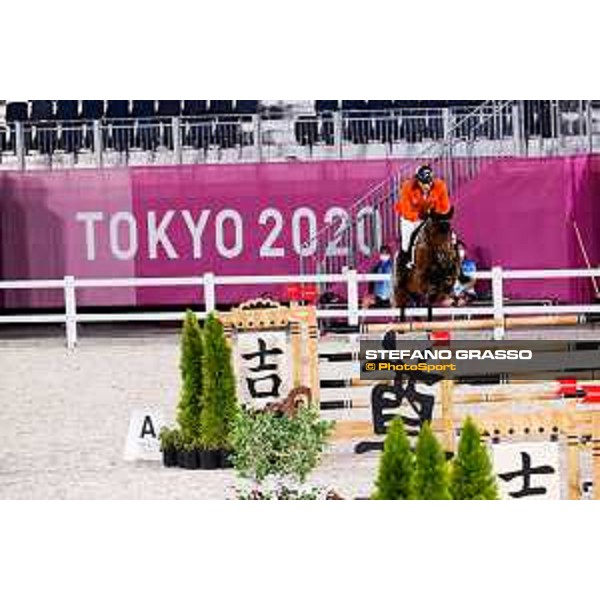 Tokyo 2020 Olympic Games - Show Jumping Team 1st Qualifier - Marc Houtzager on Dante Tokyo, Equestrian Park - 06 August 2021 Ph. Stefano Grasso