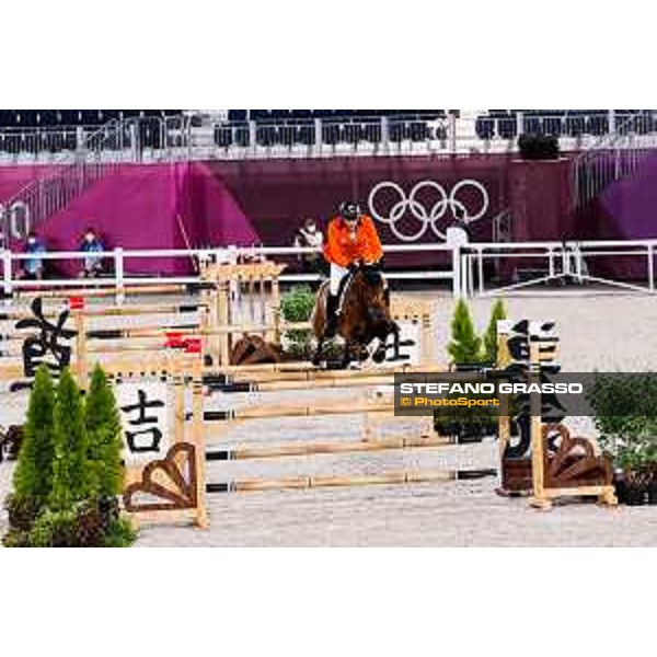 Tokyo 2020 Olympic Games - Show Jumping Team 1st Qualifier - Marc Houtzager on Dante Tokyo, Equestrian Park - 06 August 2021 Ph. Stefano Grasso