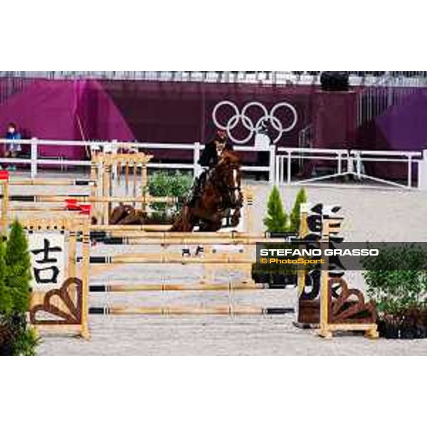 Tokyo 2020 Olympic Games - Show Jumping Team 1st Qualifier - Zhenqiang Li on Uncas S Tokyo, Equestrian Park - 06 August 2021 Ph. Stefano Grasso