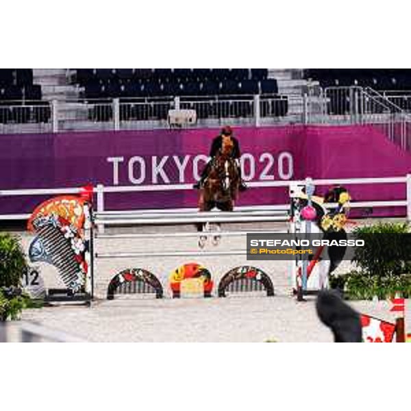 Tokyo 2020 Olympic Games - Show Jumping Team 1st Qualifier - Zhenqiang Li on Uncas S Tokyo, Equestrian Park - 06 August 2021 Ph. Stefano Grasso