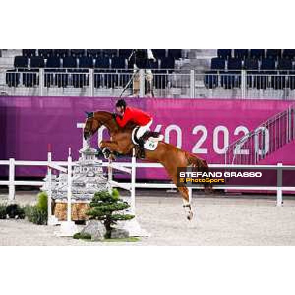 Tokyo 2020 Olympic Games - Show Jumping Team 1st Qualifier - Patricio Pasquel on Babel Tokyo, Equestrian Park - 06 August 2021 Ph. Stefano Grasso