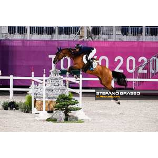 Tokyo 2020 Olympic Games - Show Jumping Team 1st Qualifier - Matias Albarracin on Cannavaro 9 Tokyo, Equestrian Park - 06 August 2021 Ph. Stefano Grasso