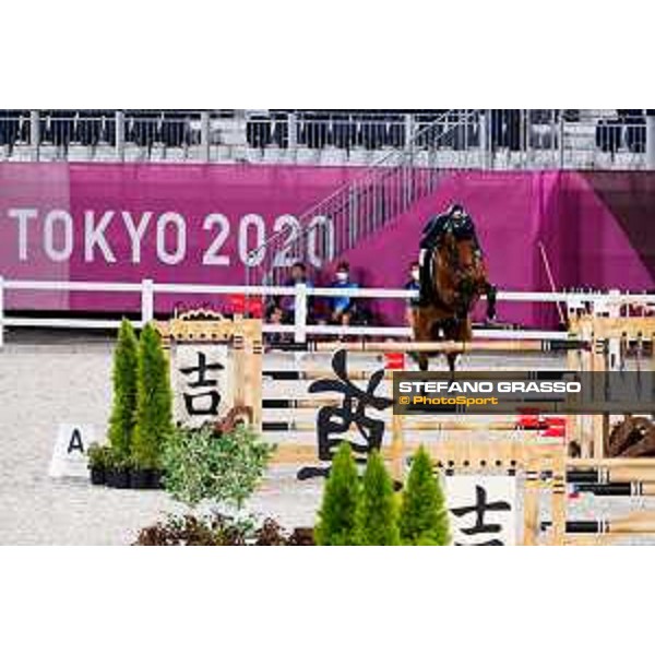 Tokyo 2020 Olympic Games - Show Jumping Team 1st Qualifier - Matias Albarracin on Cannavaro 9 Tokyo, Equestrian Park - 06 August 2021 Ph. Stefano Grasso