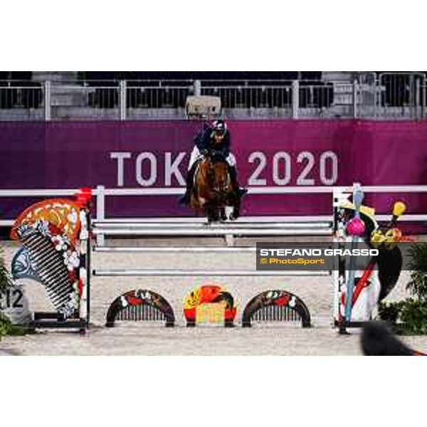 Tokyo 2020 Olympic Games - Show Jumping Team 1st Qualifier - Matias Albarracin on Cannavaro 9 Tokyo, Equestrian Park - 06 August 2021 Ph. Stefano Grasso