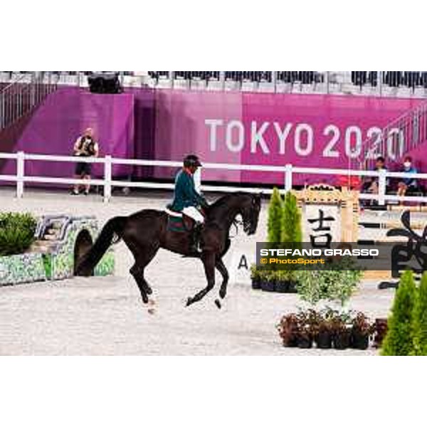 Tokyo 2020 Olympic Games - Show Jumping Team 1st Qualifier - Abdelkebir Ouaddar on Istanbull v.h Ooievaarshof Tokyo, Equestrian Park - 06 August 2021 Ph. Stefano Grasso