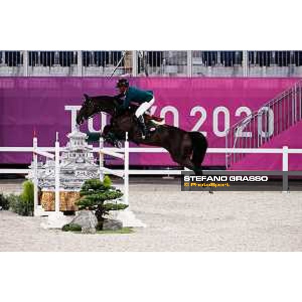 Tokyo 2020 Olympic Games - Show Jumping Team 1st Qualifier - Abdelkebir Ouaddar on Istanbull v.h Ooievaarshof Tokyo, Equestrian Park - 06 August 2021 Ph. Stefano Grasso