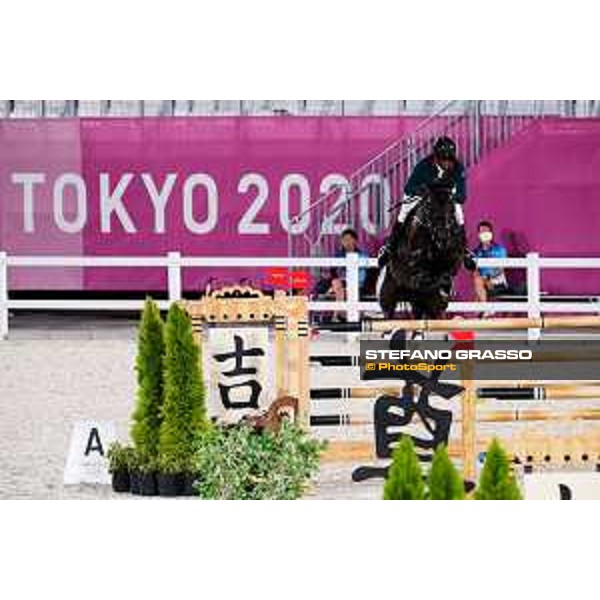 Tokyo 2020 Olympic Games - Show Jumping Team 1st Qualifier - Abdelkebir Ouaddar on Istanbull v.h Ooievaarshof Tokyo, Equestrian Park - 06 August 2021 Ph. Stefano Grasso