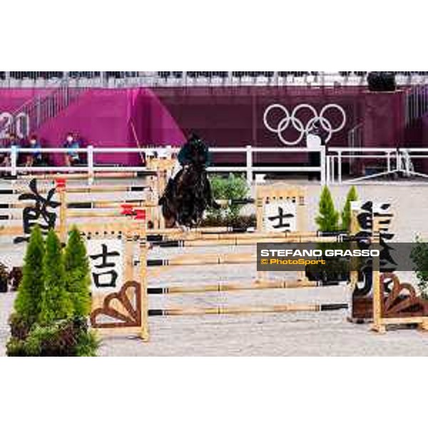Tokyo 2020 Olympic Games - Show Jumping Team 1st Qualifier - Abdelkebir Ouaddar on Istanbull v.h Ooievaarshof Tokyo, Equestrian Park - 06 August 2021 Ph. Stefano Grasso
