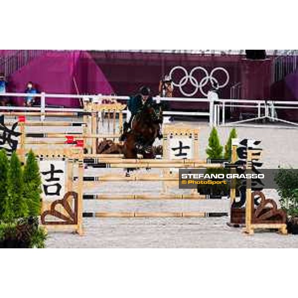 Tokyo 2020 Olympic Games - Show Jumping Team 1st Qualifier - Rodrigo de Paula Pessoa on Carlito\'s Way 6 Tokyo, Equestrian Park - 06 August 2021 Ph. Stefano Grasso