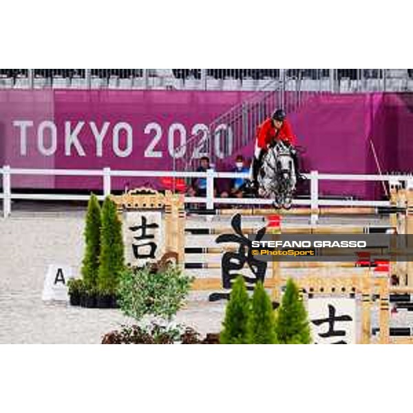 Tokyo 2020 Olympic Games - Show Jumping Team 1st Qualifier - Gregory Wathelet on Nevados S Tokyo, Equestrian Park - 06 August 2021 Ph. Stefano Grasso