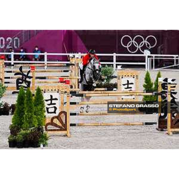 Tokyo 2020 Olympic Games - Show Jumping Team 1st Qualifier - Gregory Wathelet on Nevados S Tokyo, Equestrian Park - 06 August 2021 Ph. Stefano Grasso