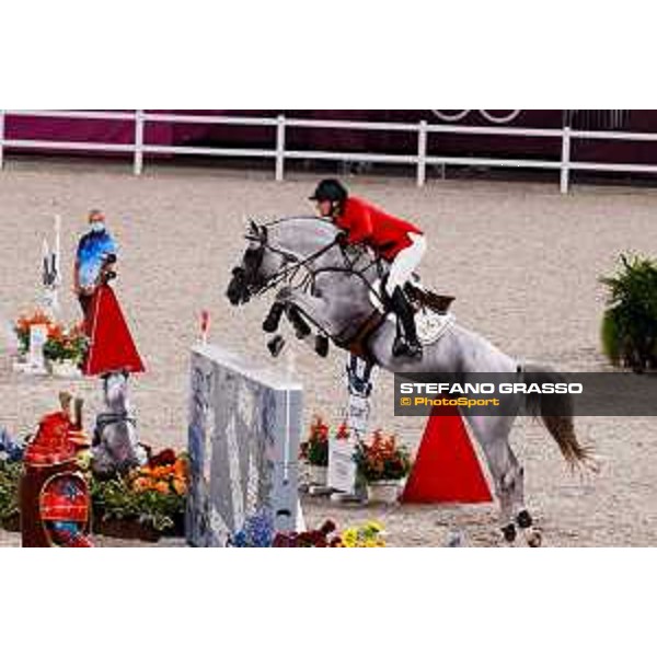 Tokyo 2020 Olympic Games - Show Jumping Team 1st Qualifier - Gregory Wathelet on Nevados S Tokyo, Equestrian Park - 06 August 2021 Ph. Stefano Grasso