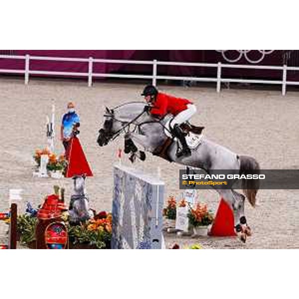 Tokyo 2020 Olympic Games - Show Jumping Team 1st Qualifier - Gregory Wathelet on Nevados S Tokyo, Equestrian Park - 06 August 2021 Ph. Stefano Grasso