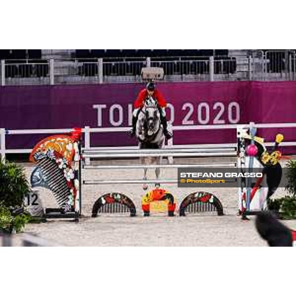 Tokyo 2020 Olympic Games - Show Jumping Team 1st Qualifier - Gregory Wathelet on Nevados S Tokyo, Equestrian Park - 06 August 2021 Ph. Stefano Grasso