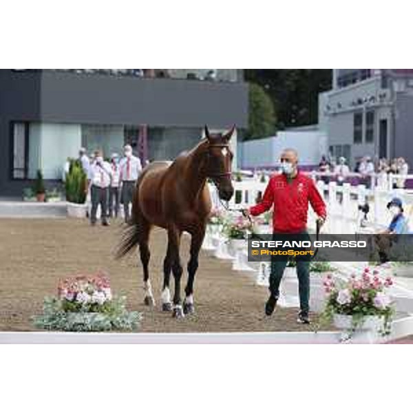 Tokyo 2020 Olympic Games - Show Jumping Team 1st Qualifier - Ali Al Ahrach on Golden Lady Tokyo, Equestrian Park - 06 August 2021 Ph. Stefano Grasso