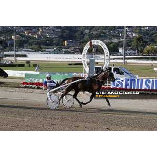 Lucio Becchetti and Zeudi AMG wins the Consolazione of 72° Gran Premio Lotteria Napoli - Agnano, 3 October 2021 Ph. Stefano Grasso/Ippodromi Partenopei