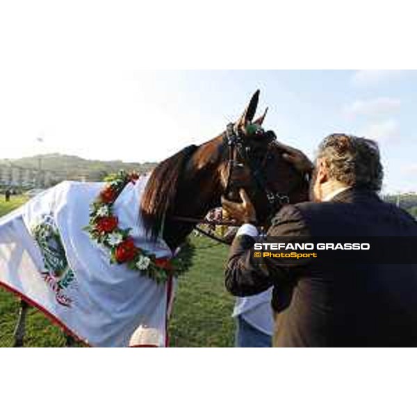 Eric Raffin and Face Time Bourbon wins the 72° Gran Premio Lotteria Napoli - Agnano, 3 October 2021 Ph. Stefano Grasso/Ippodromi Partenopei