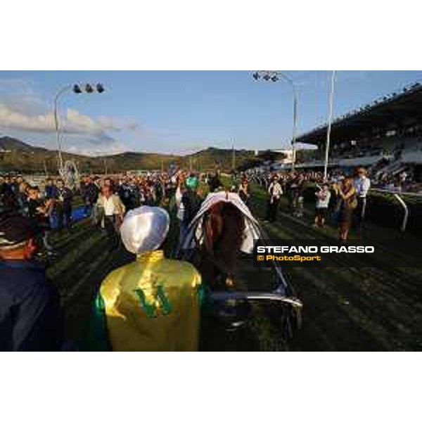 Eric Raffin and Face Time Bourbon wins the 72° Gran Premio Lotteria Napoli - Agnano, 3 October 2021 Ph. Stefano Grasso/Ippodromi Partenopei