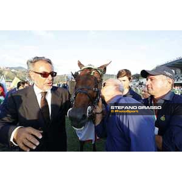 Eric Raffin and Face Time Bourbon wins the 72° Gran Premio Lotteria Napoli - Agnano, 3 October 2021 Ph. Stefano Grasso/Ippodromi Partenopei