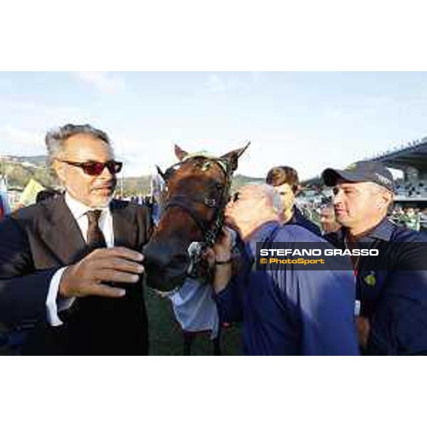 Eric Raffin and Face Time Bourbon wins the 72° Gran Premio Lotteria Napoli - Agnano, 3 October 2021 Ph. Stefano Grasso/Ippodromi Partenopei