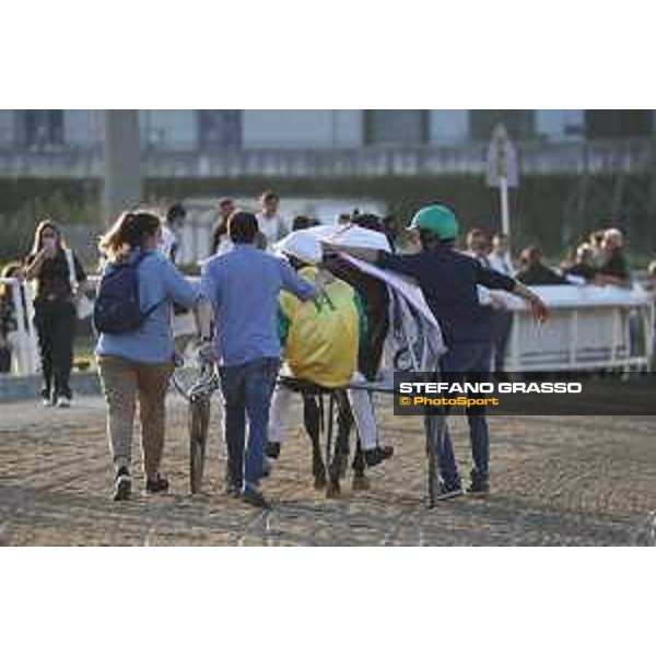 Eric Raffin and Face Time Bourbon wins the 72° Gran Premio Lotteria Napoli - Agnano, 3 October 2021 Ph. Stefano Grasso/Ippodromi Partenopei