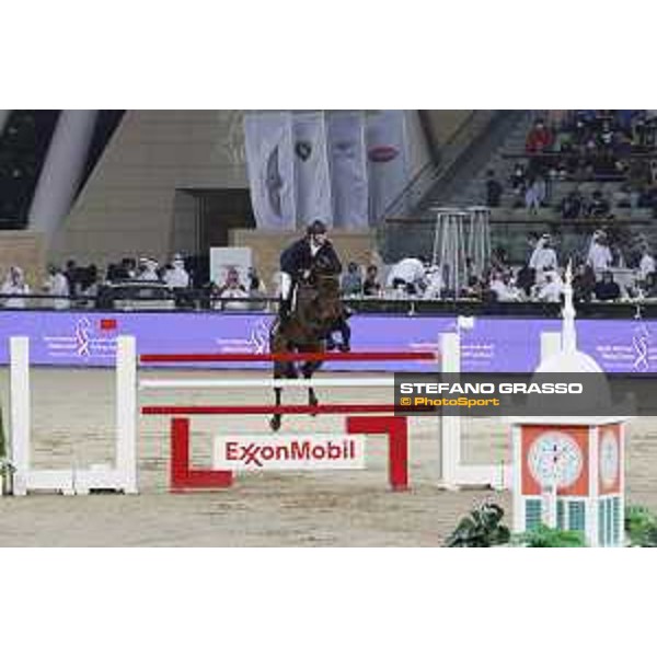 CHI AL SHAQAB 2022 of Doha - Qatar - Bruynseels Niels from BEL riding Cristel Doha, Al Shaqab - 26 February 2022 Ph. Stefano Grasso/Al Shaqab