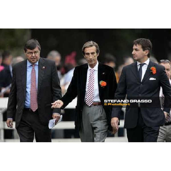dott. Pianca with Sergio and Andrea Rossi Milano San Siro, 11th oct. 2009 ph. Stefano Grasso