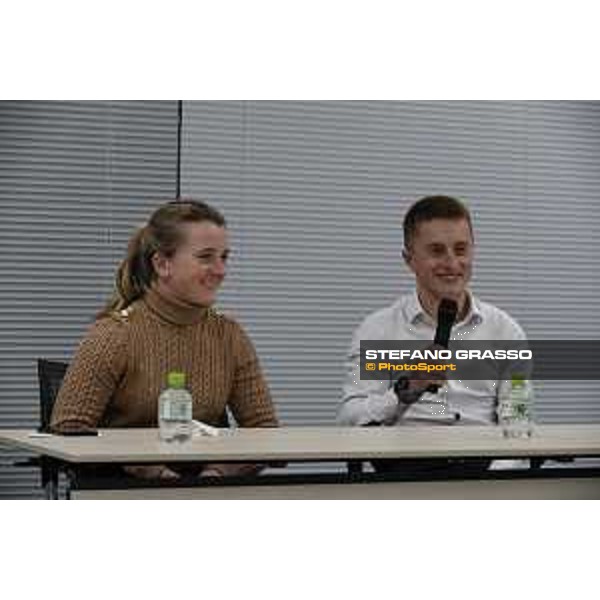 Japan Cup of Tokyo - - Tokyo, JRA Head Quarter Hollie Doyle and Tom Marquand meet the International Press - 25 November 2022 - ph.Stefano Grasso/Longines/Japan Cup