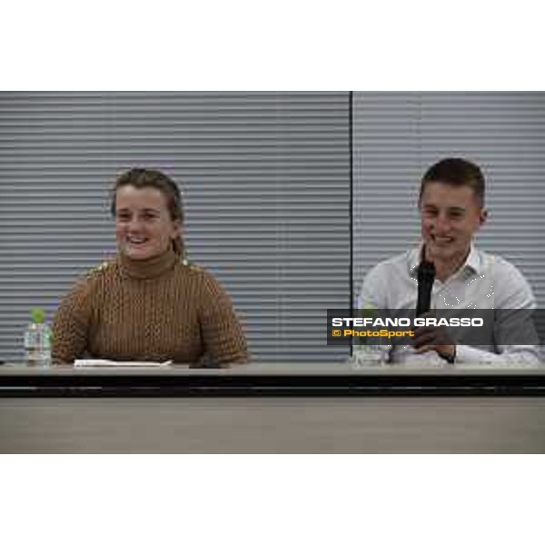 Japan Cup of Tokyo - - Tokyo, JRA Head Quarter Hollie Doyle and Tom Marquand meet the International Press - 25 November 2022 - ph.Stefano Grasso/Longines/Japan Cup