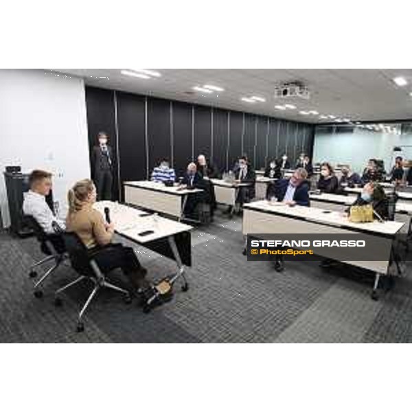 Japan Cup of Tokyo - - Tokyo, JRA Head Quarter Hollie Doyle and Tom Marquand meet the International Press - 25 November 2022 - ph.Stefano Grasso/Longines/Japan Cup
