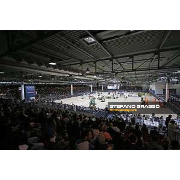 Jumping Verona of Verona - - Verona, Fieracavalli - 28 October 2018 - ph.Stefano Grasso/JV/Jumping Verona pano view grandstand