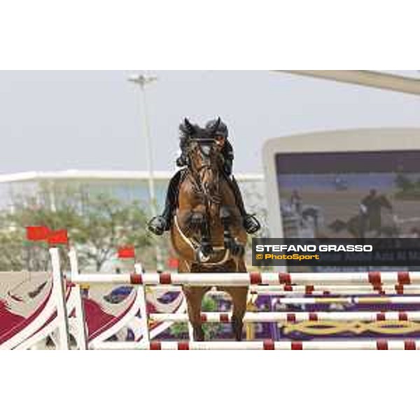 CHI AL SHAQAB 2023 - Doha, Al Shaqab 27/02/23 - ph.Stefano Grasso/CHI AL SHAQAB - Omar Abdul Aziz Al Marzooqi UAE Dalida van de Zuuthoeve_CSIO4 Al Shaqab_20230227_STEG5747.JPG