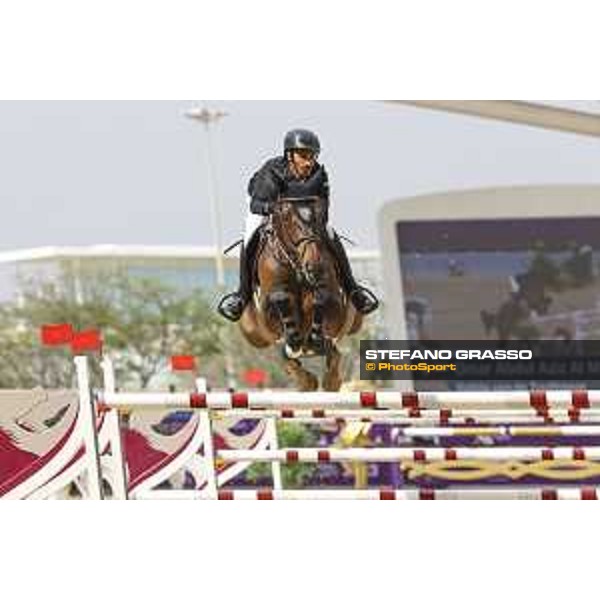 CHI AL SHAQAB 2023 - Doha, Al Shaqab 27/02/23 - ph.Stefano Grasso/CHI AL SHAQAB - Omar Abdul Aziz Al Marzooqi UAE Dalida van de Zuuthoeve_CSIO4 Al Shaqab_20230227_STEG5749.JPG