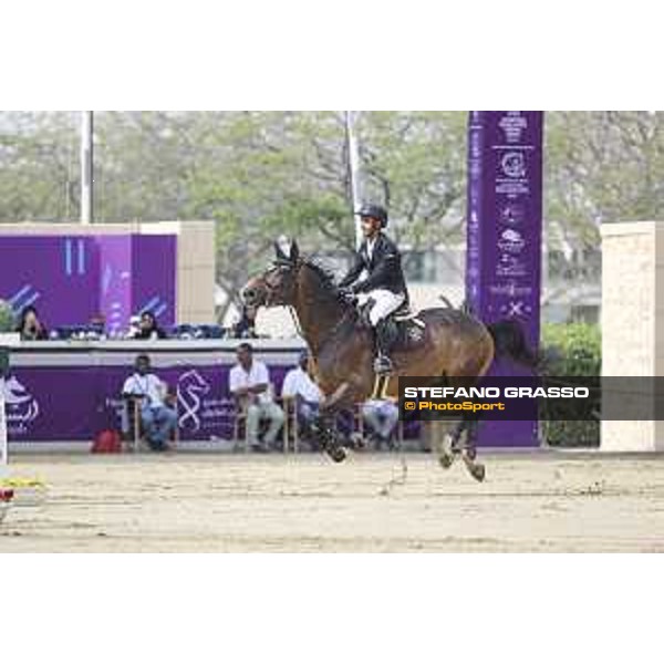 CHI AL SHAQAB 2023 - Doha, Al Shaqab 27/02/23 - ph.Stefano Grasso/CHI AL SHAQAB - Omar Abdul Aziz Al Marzooqi UAE Dalida van de Zuuthoeve_CSIO4 Al Shaqab_20230227_STEG5753.JPG