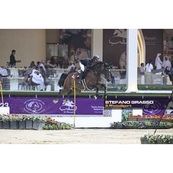 CHI AL SHAQAB 2023 - Doha, Al Shaqab 27/02/23 - ph.Stefano Grasso/CHI AL SHAQAB - Omar Abdul Aziz Al Marzooqi UAE Dalida van de Zuuthoeve_CSIO4 Al Shaqab_20230227_STEG6664.JPG