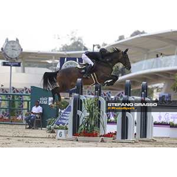 CHI AL SHAQAB 2023 - Doha, Al Shaqab 27/02/23 - ph.Stefano Grasso/CHI AL SHAQAB - Omar Abdul Aziz Al Marzooqi UAE Dalida van de Zuuthoeve_CSIO4 Al Shaqab_20230227_STEG6669.JPG