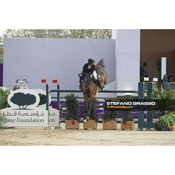 CHI AL SHAQAB 2023 - Doha, Al Shaqab 27/02/23 - ph.Stefano Grasso/CHI AL SHAQAB - Omar Abdul Aziz Al Marzooqi UAE Dalida van de Zuuthoeve_CSIO4 Al Shaqab_20230227_STEG6678.JPG